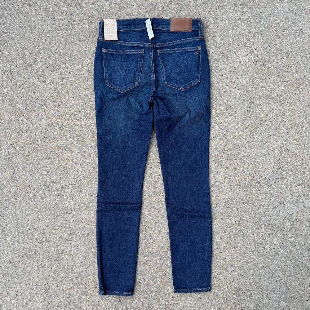 Madewell 8" Skinny Blue Jeans With Magic Pockets Size 24P Petite Style MB353 NEW